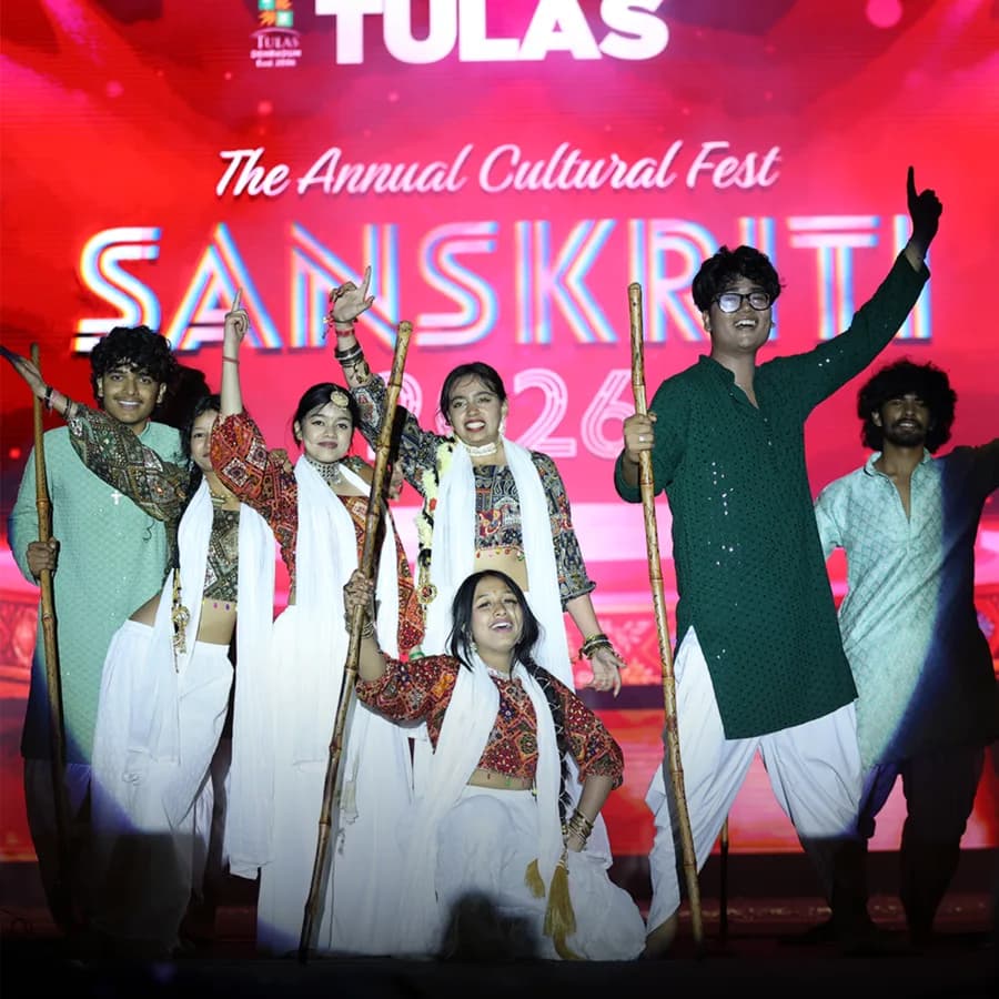 Sanskriti annual cultural fest performance on stage