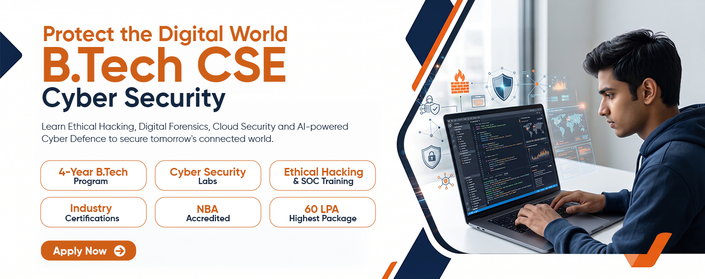 Build The Future With Computer science Study Computer Science Engineering at Tulas and gain expertise in software development, artificial intelligence, data science, cyber security and emerging technologies — through an AI-integrated curriculum.