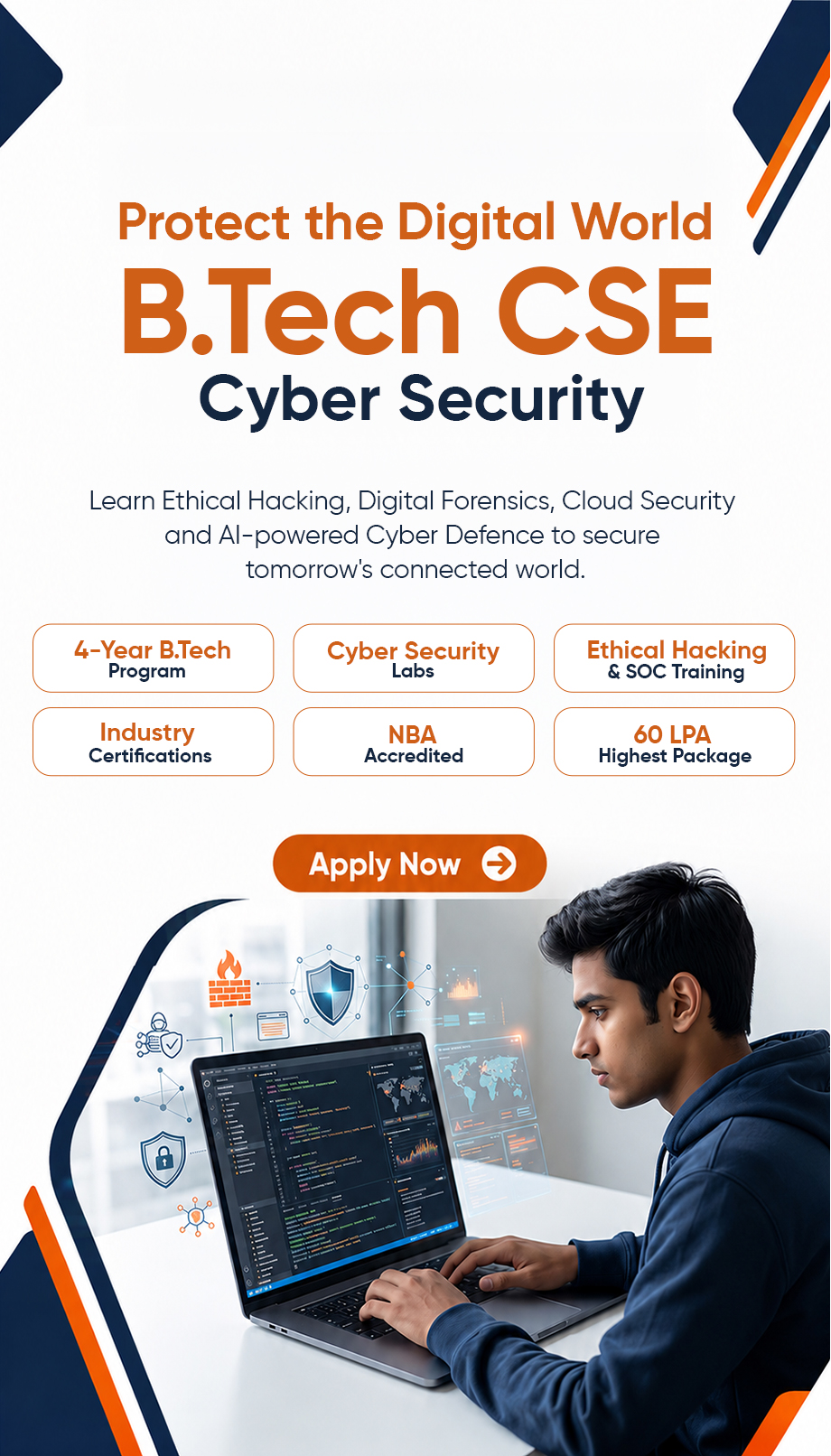 Build The Future With Computer science Study Computer Science Engineering at Tulas and gain expertise in software development, artificial intelligence, data science, cyber security and emerging technologies — through an AI-integrated curriculum.