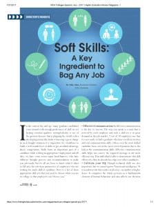 Read more about the article Soft skills- a Key Ingredient to bag any Job