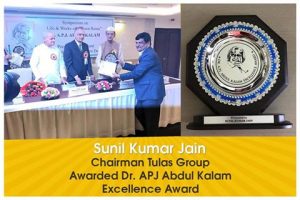 Read more about the article The founder of the group Mr. Sunil Jain been awarded with APJ Kalam Award of excellence