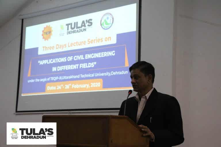 Read more about the article Three Days Lecture Series on Applications of Civil Engineering